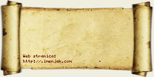 Isidora Mijajlovac vizit kartica